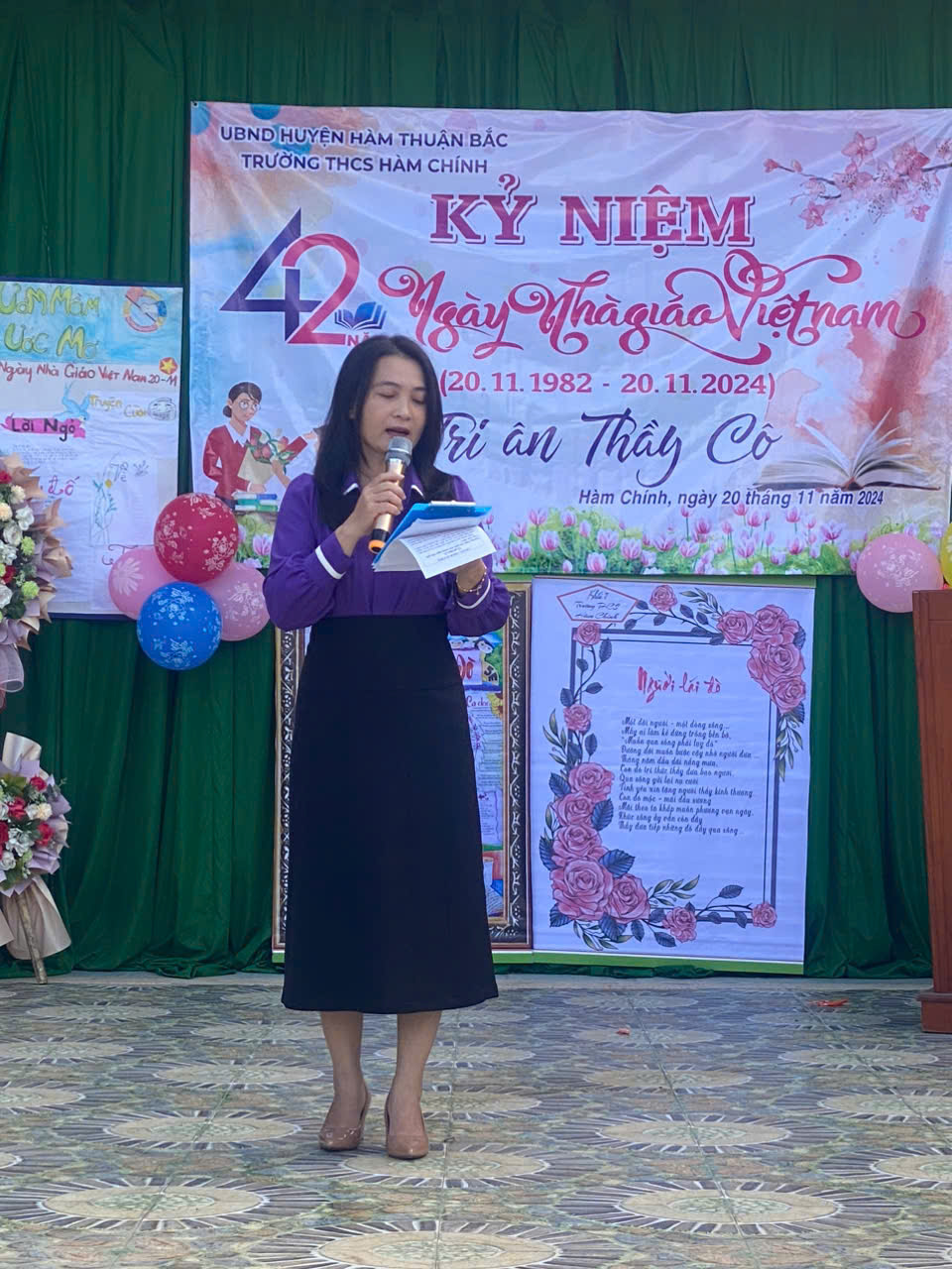 Lễ kỉ niệm 42 năm ngày Nhà giáo Việt Nam 20/11
