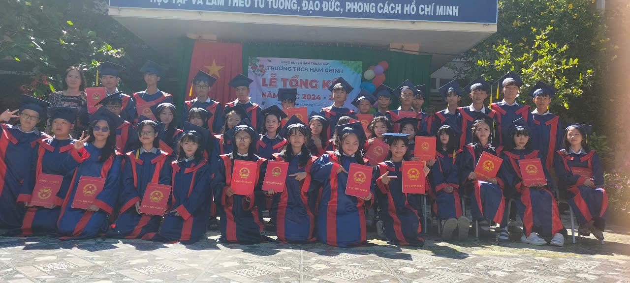 Học sinh lớp 9 tốt nghiệp ra trường_Năm học: 2024-2025