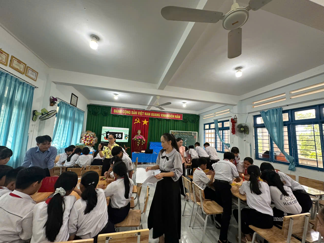 Tiết dạy Chuyên đề cấp trường_Tổ NT-GDTC