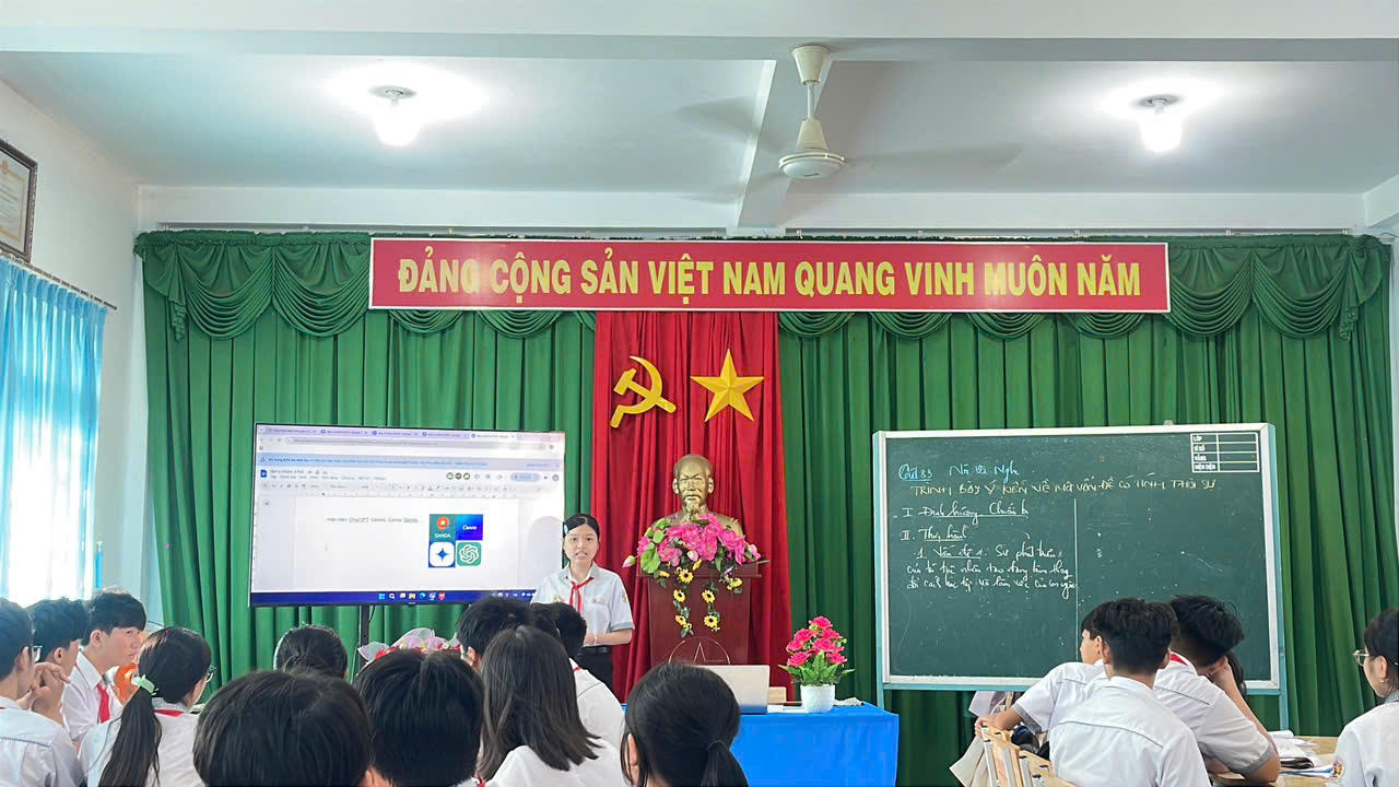 Tiết dạy chuyên đề cấp trường tổ Ngữ văn